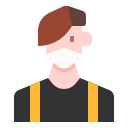 external man-man-avatar-mask-linector-flat-linector-12 icon