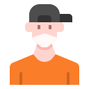 external man-man-avatar-mask-linector-flat-linector-3 icon