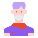 external man-man-avatar-with-mask-linector-flat-linector-1 icon