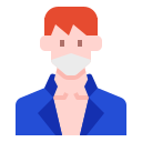 external man-man-avatar-with-mask-linector-flat-linector-2 icon