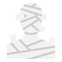 external mummy-horror-avatar-linector-flat-linector icon