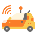 external smart-car-smart-city-linector-flat-linector icon