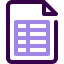 external Table-file-finance-lylac-kerismaker icon