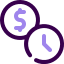 external Time-is-money-payment-lylac-kerismaker icon