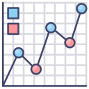 external diagram-chart-graph-microdots-premium-microdot-graphic-2 icon