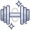 external dumbbell-sport-fitness-vol4-microdots-premium-microdot-graphic icon