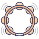 external jingle-music-instrument-vol1-microdots-premium-microdot-graphic icon