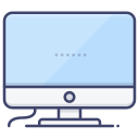 external monitor-appliance-electronic-vol3-microdots-premium-microdot-graphic icon