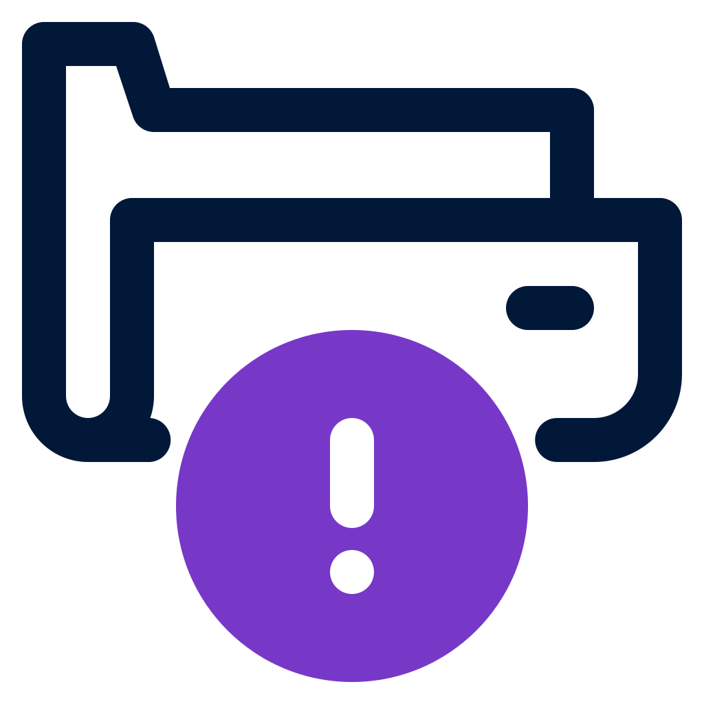 external alert-file-and-folder-mixed-line-solid-yogi-aprelliyanto icon