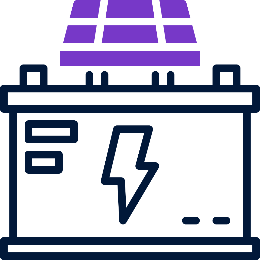 external battery-solar-energy-mixed-line-solid-yogi-aprelliyanto icon