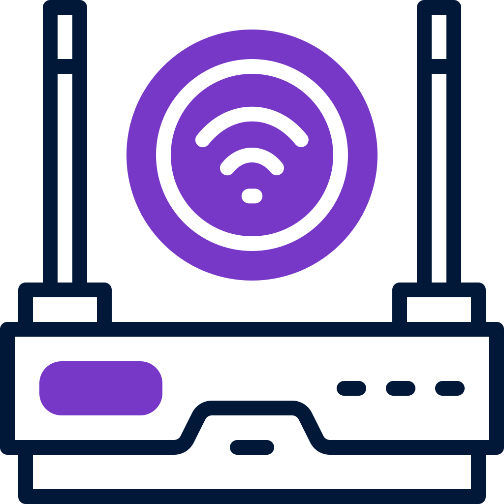 external router-computer-hardware-mixed-line-solid-yogi-aprelliyanto-2 icon