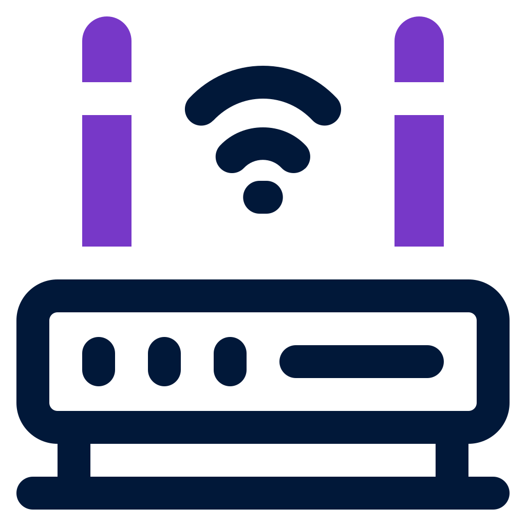 external router-futuristic-technology-mixed-line-solid-yogi-aprelliyanto icon