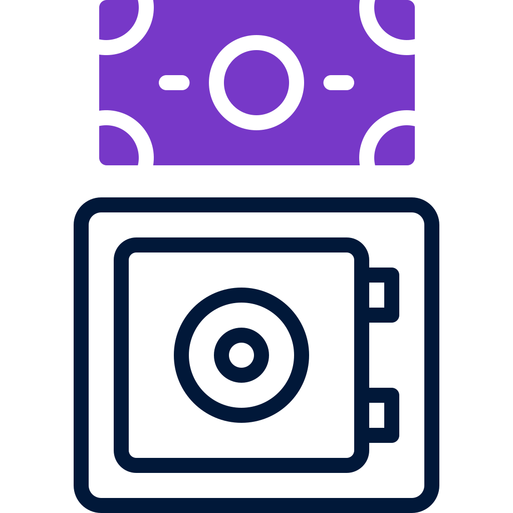 external safe-box-accounting-mixed-line-solid-yogi-aprelliyanto icon