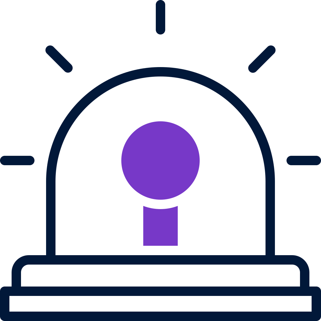 external siren-law-and-justice-mixed-line-solid-yogi-aprelliyanto icon