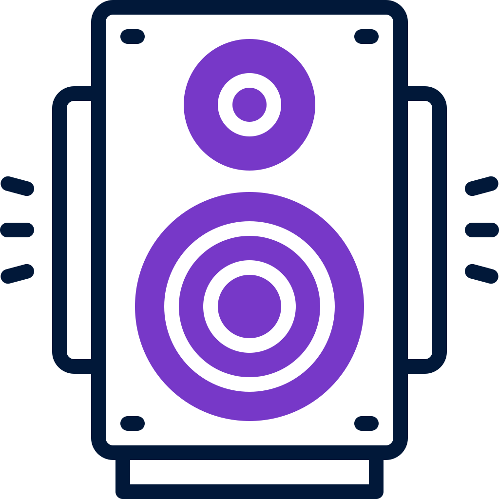 external speaker-computer-hardware-mixed-line-solid-yogi-aprelliyanto-2 icon