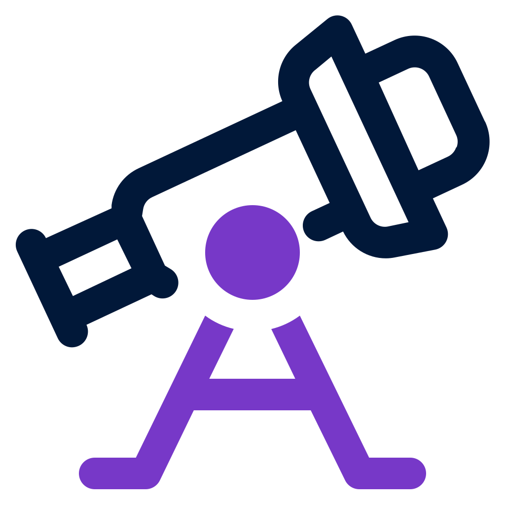 external telescope-creative-thinking-mixed-line-solid-yogi-aprelliyanto icon