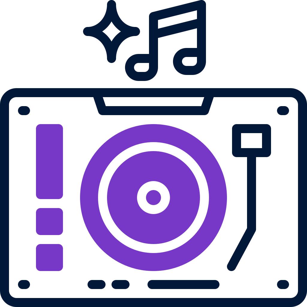 external turntable-new-year-mixed-line-solid-yogi-aprelliyanto icon