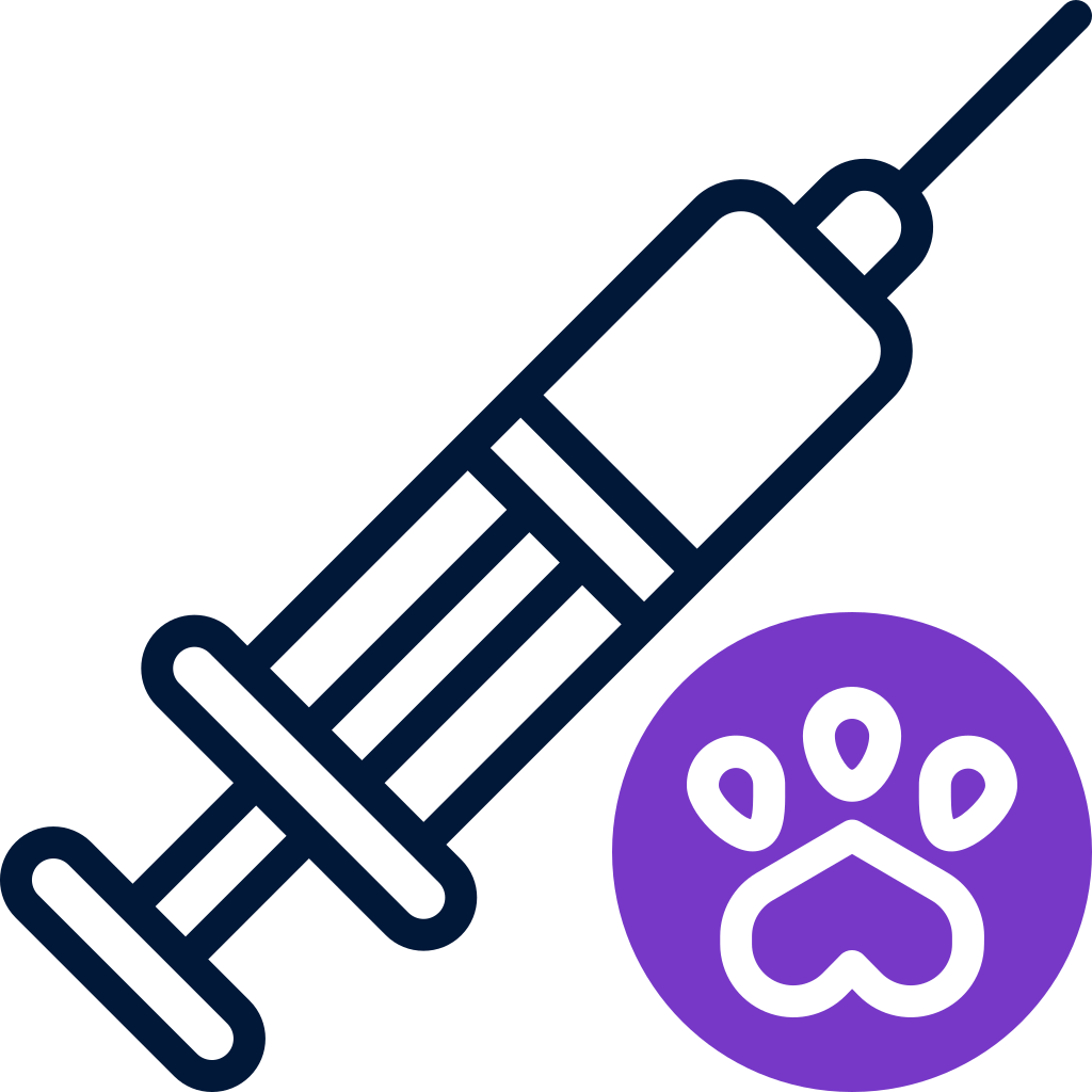 external vaccination-pet-shop-mixed-line-solid-yogi-aprelliyanto icon