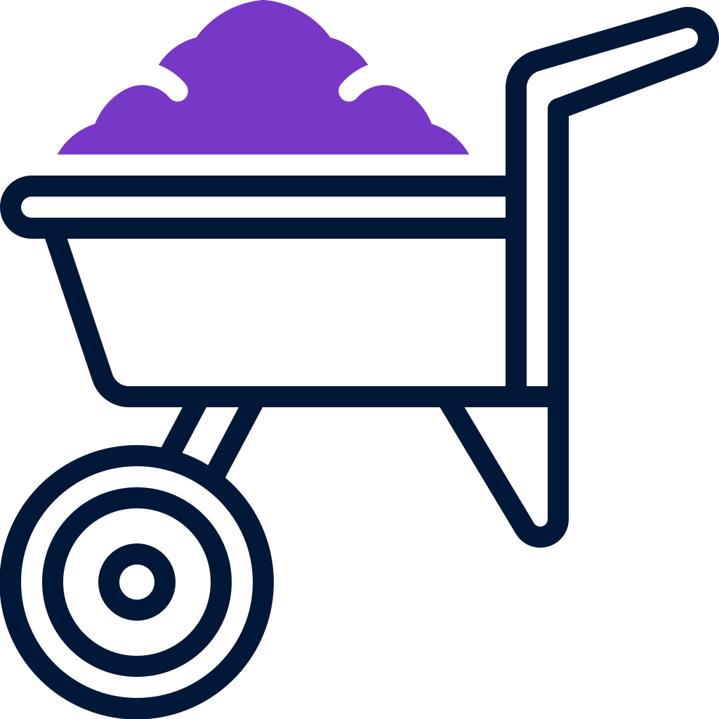 external wheelbarrow-construction-mixed-line-solid-yogi-aprelliyanto icon