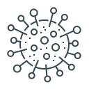 external bacteria-virus-coronavirus-modern-lines-kalash icon