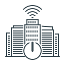 external city-smart-technologies-modern-lines-kalash icon