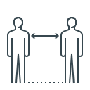 external distance-coronavirus-protective-modern-lines-kalash icon