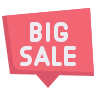 external big-sale-sales-flat-obvious-flat-kerismaker icon