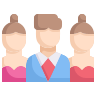 external bridesmaid-wedding-day-flat-obvious-flat-kerismaker icon