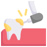 external caries-dental-flat-obvious-flat-kerismaker icon