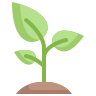 external growth-spring-flat-obvious-flat-kerismaker icon