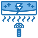 external air-electricity-blue-others-phat-plus icon