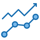 external analysis-analytics-blue-others-phat-plus-5 icon