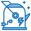 external connection-electricity-blue-others-phat-plus icon