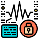 external identification-biometric-color-line-others-phat-plus icon