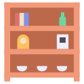 external bookshelf-home-decoration-flat-others-rabbit-jes icon