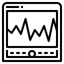 external ecg-medical-outline-chattapat- icon