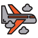 external airplane-logistics-phatplus-lineal-color-phatplus icon