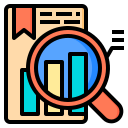 external analysis-document-phatplus-lineal-color-phatplus icon