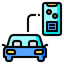 external application-ev-car-phatplus-lineal-color-phatplus icon