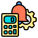 external audit-calculator-tools-phatplus-lineal-color-phatplus icon