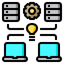 external big-data-computing-network-phatplus-lineal-color-phatplus icon