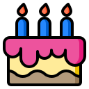 external birthday-cake-love-party-phatplus-lineal-color-phatplus icon