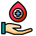 external blood-transfusion-vaccine-phatplus-lineal-color-phatplus icon