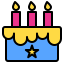 external cake-party-night-phatplus-lineal-color-phatplus icon