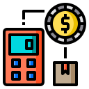 external calculator-black-friday-phatplus-lineal-color-phatplus icon