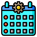 external calendar-design-thinking-phatplus-lineal-color-phatplus icon