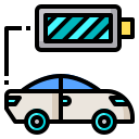 external car-electric-vehicles-phatplus-lineal-color-phatplus icon