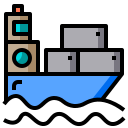 external cargo-boat-black-friday-phatplus-lineal-color-phatplus icon