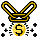 external chain-currency-phatplus-lineal-color-phatplus icon