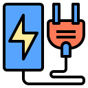 external charging-drone-phatplus-lineal-color-phatplus icon